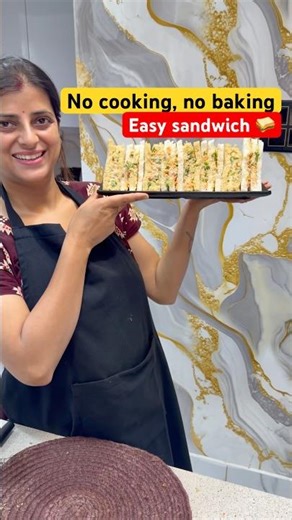 No cooking, no baking, super easy sandwich making #sandwich #easyrecipe #quickrecipe #minivlog