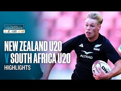 HIGHLIGHTS | New Zealand U20 v South Africa U20 | U20 Rugby Championship, 2026