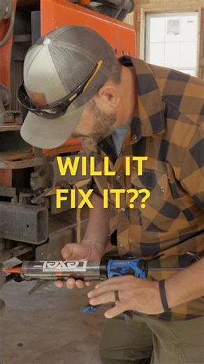 Using Lexel to fix a mechanical issue on our scissor lift! #fixityourself #diymechanic #builders