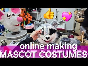 HellOO!! HELLOO! I'm making a RACCOON mascot costume, everyone here! Mascot Costumes TV