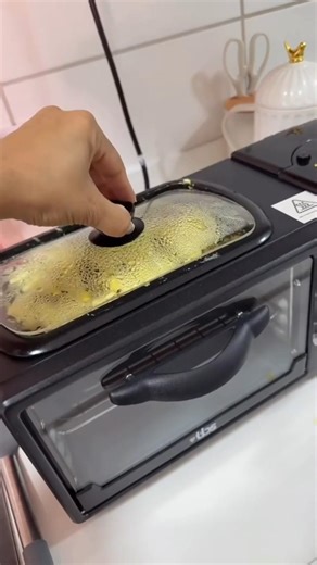 Máquina 3 em 1 para café da manhã ☕🍞🔥