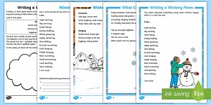 Winter Poetry Resource Pack