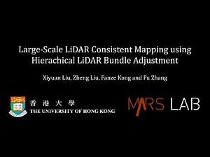Large-Scale LiDAR Consistent Mapping using Hierarchical LiDAR Bundle Adjustment
