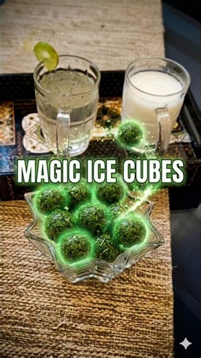 Magic Ice Cubes | Dhaniya Pudina Ice Cubes Recipe | #shorts #dhaniya #pudina #icecube #food #chutney