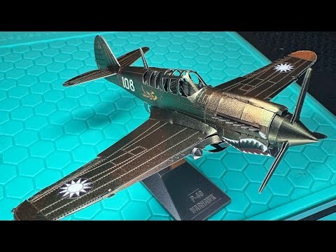 P-40 Warhawk Metal Earth Build Review
