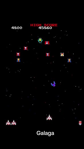 Classic Galaga Arcade Game: Retrogaming Fun