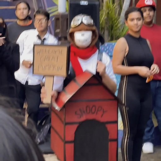 little late but wanted to share me n my #snoopy #halloweencostume!