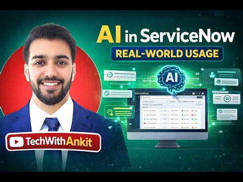 How AI Works in ServiceNow | Real-World Usage Explained in 3 Minutes