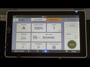 Drucken & Scannen vom USB-Stick RICOH - Tutorial #2 - HAIN