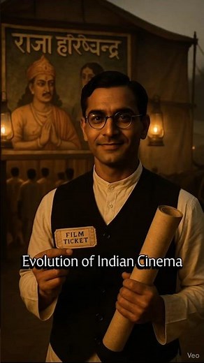 Evolution of Indian Cinema | The Story of Indian Movies #indianfilmhistory #cinematichistory #shorts