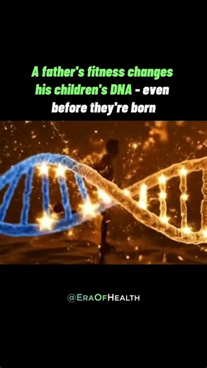 Mind | Body | Longevity on Instagram: "Epigenetics flipped the story of inheritance on its head. Your DNA isn’t a fixed destiny - it’s responsive. Lifestyle acts like a control panel, deciding which genes are turned up, turned down, or silenced altogether. And those settings don’t stop with you. They can be passed directly to your children through sperm, before conception even happens. Animal studies have shown something striking: when male mice exercised regularly before conception, their offsp