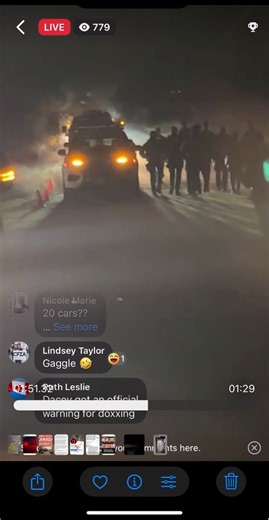 Happening now. 20 cop cars just showed up at the farm. Luca Robinson live now | Theresa Joy