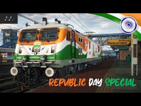 REPUBLIC DAY SPECIAL | 12706-GUNTUR INTERCITY | Railworks TS #indianrailways