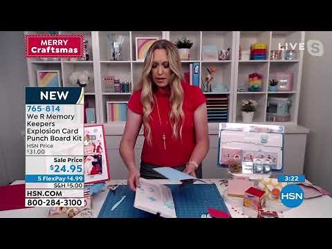 We R Memory Keepers Explosion Card Punch Board Kit