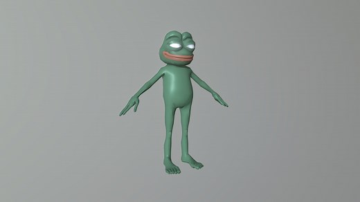 Pepe The Frog - Download Free 3D model by OCBacon