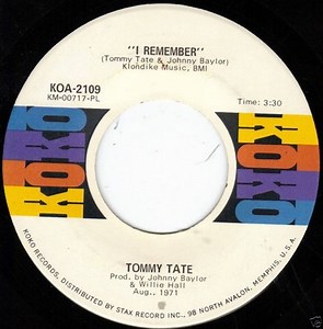 Tommy Tate - I Remember / Help Me Love