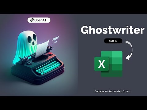 Unlock the Power of AI with Ghostwriter OpenAI ChatGPT add-in for Microsoft Excel