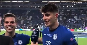 Watch: Match Winner Kai Havertz Swears In Post-Champions League Final Interview | Balls.ie