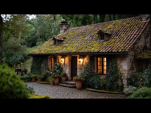 Nature's Embrace: The Magical Look of This Mossy Stone Architecture