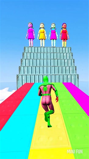 GTA 5 Epic Water Ragdolls Spiderman vs TEAM DOLL Jumps/Fails Ep.259 #shorts