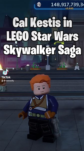 Cal Kestis in LEGO Star Wars Skywalker Saga Gameplay