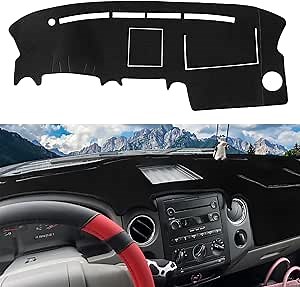 SKYLOTEC Dashboard Mats Dash Covers Pad Compatible with Ford F-150 F150 2005 2006 2007 2008 Dash Carpet Protector