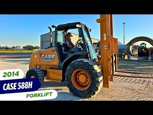2014 Case 588H Rough Terrain Forklift FOR SALE
