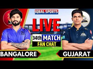 🔴Bangalore vs Gujarat Live Match, IPL 2026 Fan Chat | RCB vs GT Live | Live Cricket Match Today