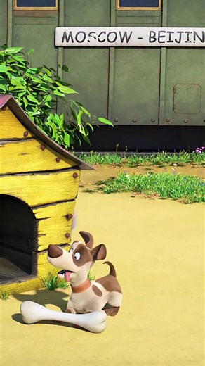 MASHA_AND_THE_BEAR on Instagram: "Wolf..!"