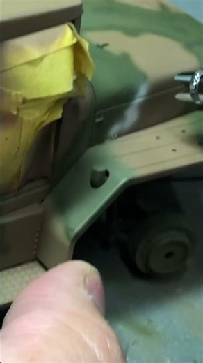 AFV Club M54A2 in 1/35 scale - Camo Painting with Airbrush #miniature #model #automobile