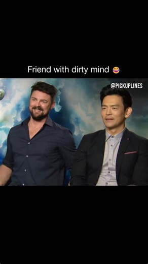 😂 Interesting fact: This viral moment comes from a On The Hook interview where Karl Urban and John Cho hilariously discover what Five Guys actually is. What starts as a normal promo chat quickly turns into confusion as the name sinks in. The clip blew up because of their genuine reactions—no script, no setup, just two actors slowly realizing why the name sounds wild. It’s a perfect example of how unscripted curiosity and awkward timing can turn a simple food mention into meme gold. | Pickupline