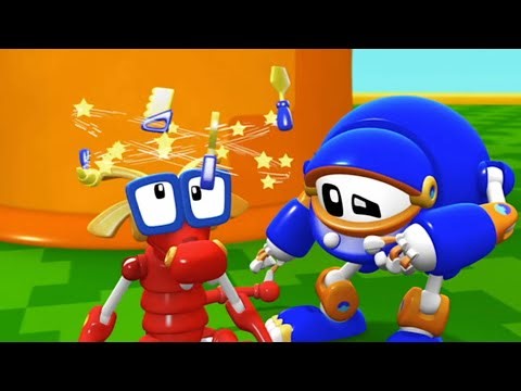 Mechana Kanga Bounce Ball Island | Animal Mechanicals | Cartoons for Kids