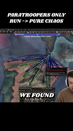 🦅 My Paratroopers ONLY Run Was CHAOS! | HOI4 Shorts