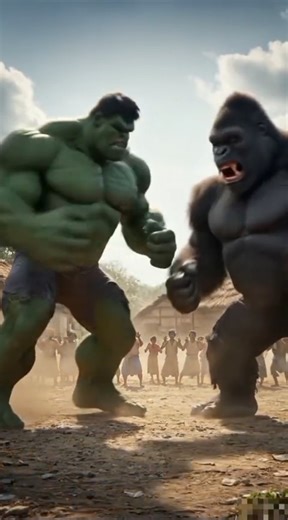 Hulk vs Giant Gorilla | 3 Powerful Punches | Epic Village Fight