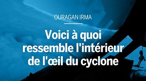Ouragan Irma : un avion filme l’intérieur de l’œil du cyclone