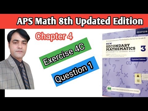 Exercise 4C II Question 1 II How to Draw Graph II APS Math 8 II New Secondary Math Book 3