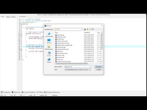 remplir un tableau en c | afficher et Remplir un tableau en c