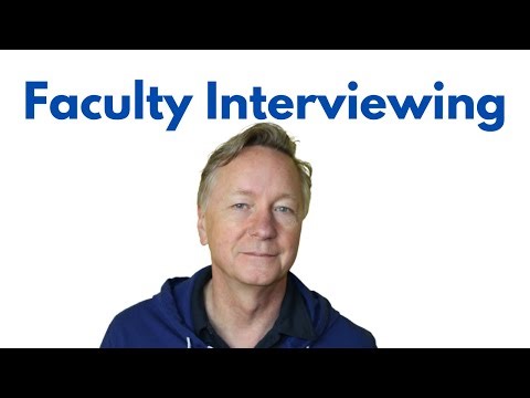 Faculty Interviewing in Higher Education