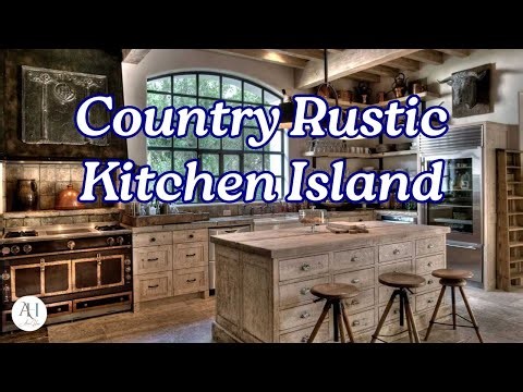 Country Rustic Kitchen Island Ideas