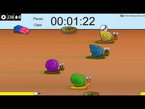 3 Minute Snail Racing Timer (slow)