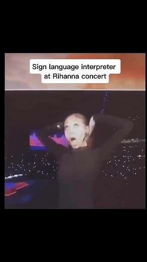Eminem and Rihanna Concert Sign Language Interpreters