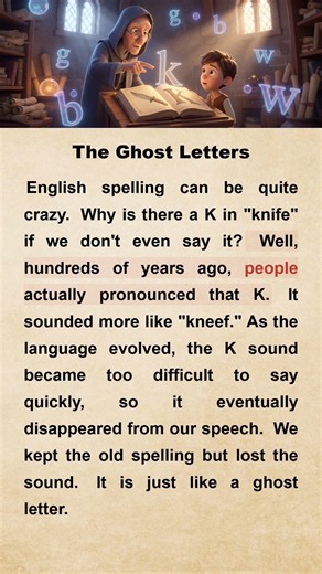 Why is the "K" in Knife Silent? "Ghost Letters" Explained! | A1-B1