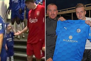 Chelsea mascot who hilariously snubbed Gerrard signs for Billericay 15 years on