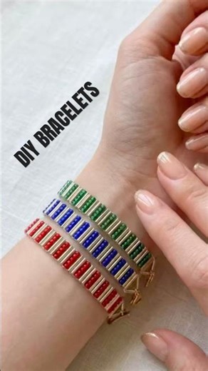 The Easiest DIY Beaded Bracelet ✨ Bugle & Seed Beads (Beginner Friendly!) #bracelets #jewellery