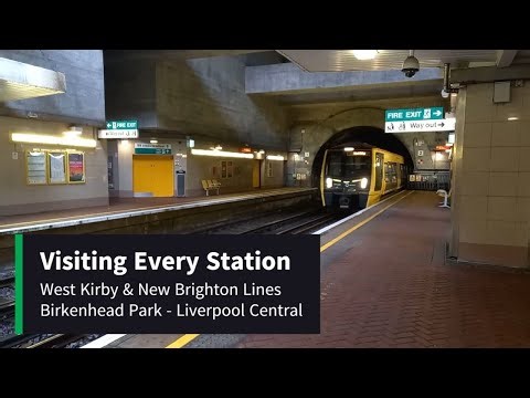 Visiting Every Station on the West Kirby & New Brighton Lines - Part 3 (Birkenhead Park to Central)