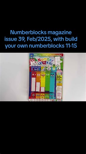 Numberblocks Magazine Issue 39: Build Your Own Set 11-15