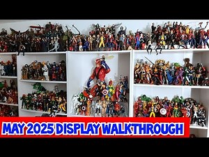 Action Figure Display Full Walk-through - May 2025 (Marvel Legends, Star Wars, Transformers, more)