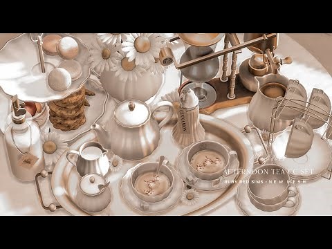 Sims 4 | 2022.May - Afternoon Tea Set Showcase | 模擬市民 4 春季午茶組