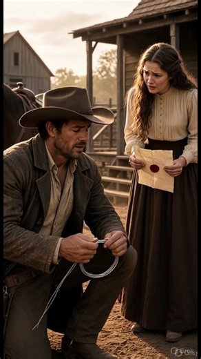 The Little Boy Begged the Cowboy: “Don’t Leave…” 🤠💔 #westernstory #americanfrontier