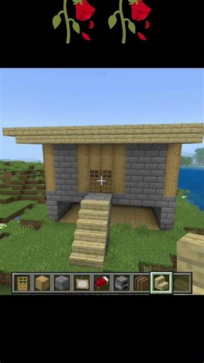 Minecraft easy starter house tutorial for beginners 🏡 #minecraft